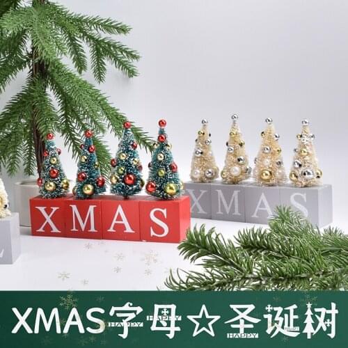 Christmas decorations wooden Christmas NOEL letter ornaments XMAS ornaments desktop window scene layout props