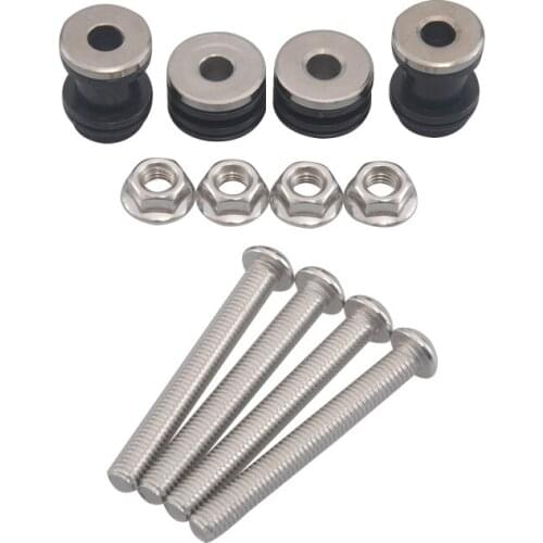 Detachable Sissy Bar Backrest Docking Hardware Mounting Kit For Harley Sportster XL883 XL1200 2004-Later