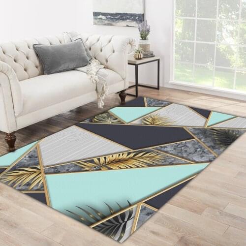 Grey black blue carpet colorful triangle tree patterned carpet modern carpet living room bedroom carpet free shipping soft