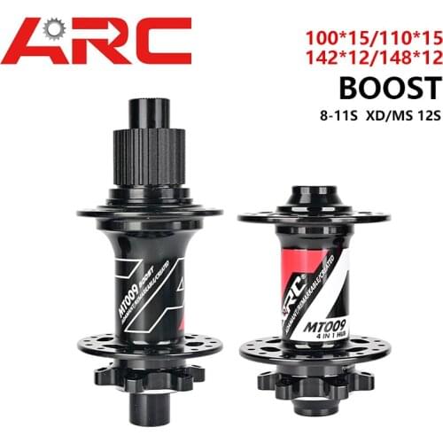 ARC mt009 Mountain Bike Hub BOOST 32 Holes Disk Brake Bicycle Bearing Hub 148*12mm Thru 8 9 10 11 12 Speed Xd/XDR/Micro Spline