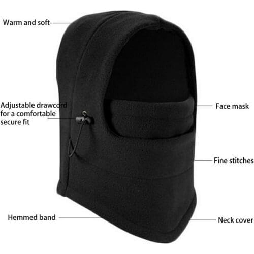Winter Fashion 6 In 1 Warm Balaclava Scarf Face Neck Hat Hood Mask Helmet 2020 new fashion riding Sports Hat