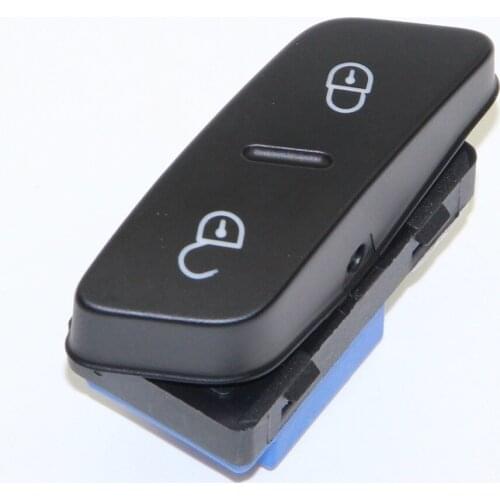 1Pcs CAR CENTRAL LOCKING SAFTEY SWITCH DOOR LOCK BUTTON SWITCHES Fit FOR VW JETTA GOLF 5 6 PASSAT CC TIGUAN 1K0 962 125 B