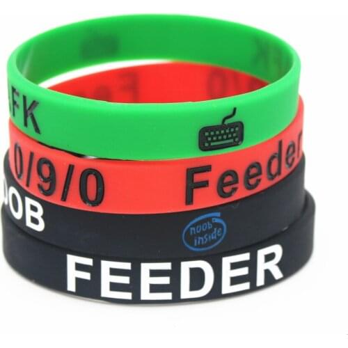 1PC Hot sale Noob inside and Feeder AFK Soft Rubber Wristband Games Play Silicone bands Bracelets &Bangles Gifts Jewelry SH175
