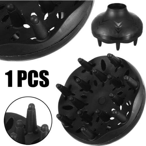 1 PC Black Universal Hair Diffuser Hairdressing Curly Tool Professional Hair Salon For Styling Tools