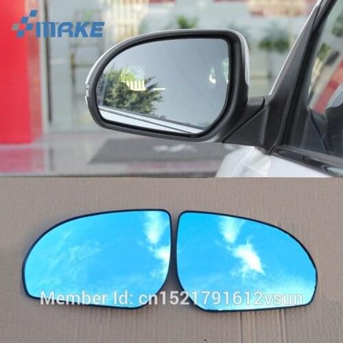 SmRKE 2Pcs For KIA K2 Rearview Mirror Blue Glasses Wide Angle Led Turn Signals light Power Heating
