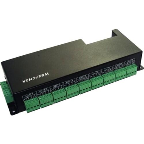 27 Channel DMX512 Decoder Dimmer Driver 27CH RGB Decoder DC12V-24V for RGB LED Strip Light Tape Lamp Module