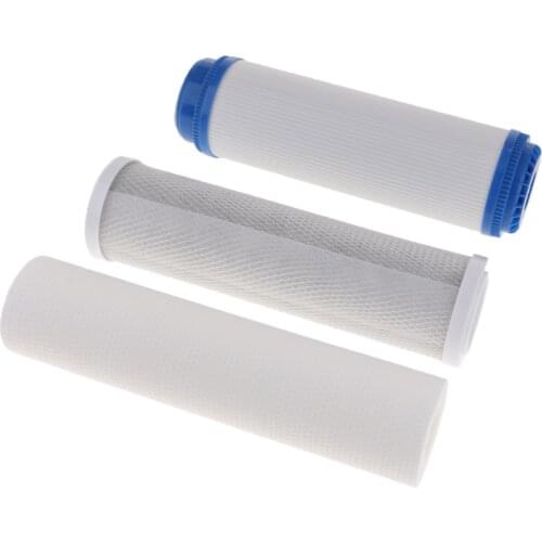 3 Stage Water Filter System Replacement Filters CTO UDF Granular Activated Carbon Filter