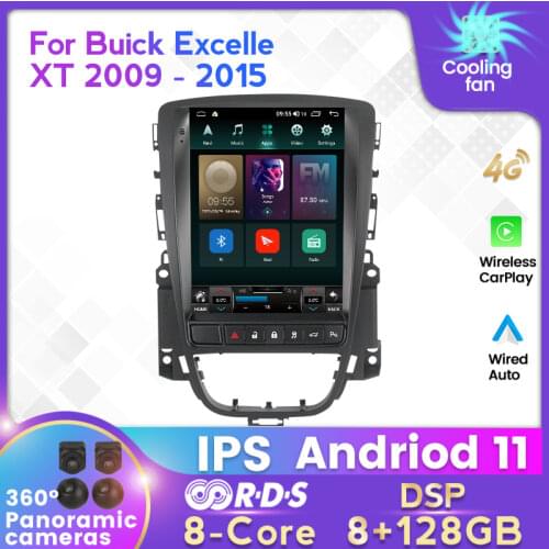 7862 Vertical Screen Android 11 Car Multimedia Player Radio Stereo For Opel Astra J Buick Execlle Verano 2009-2015 Carplay BT