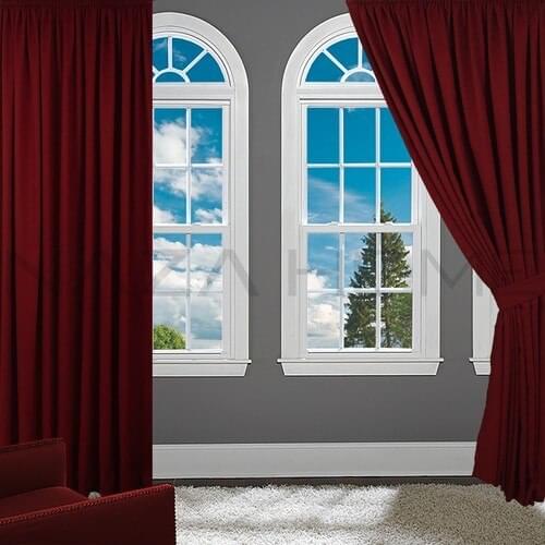 Brillant Backdrop Curtain Red Velvety Textured 150x260 Single Wing Flat Planting