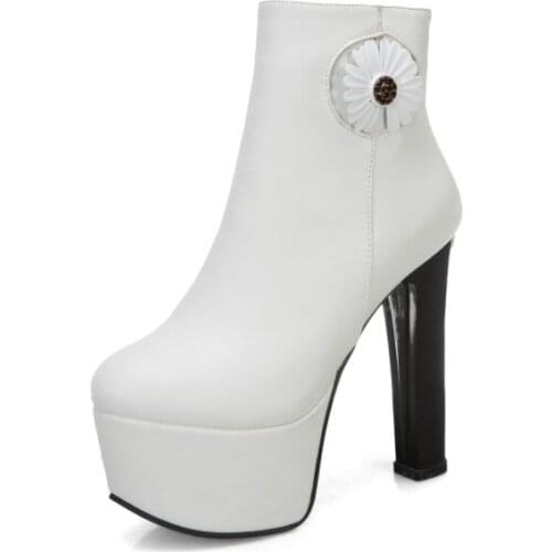 Big Size Round boots boots women woman winter boots women women shoes botas