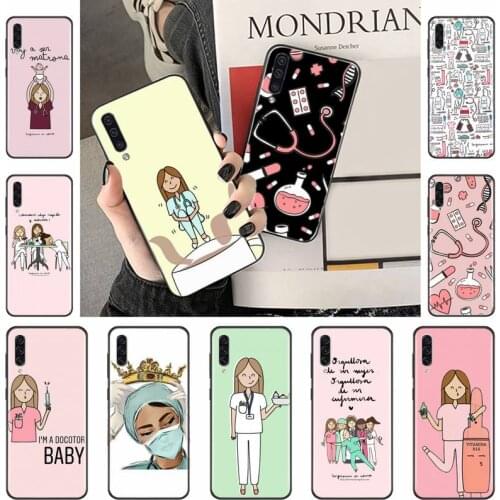 Medicine Doctor Nurse Spain Cartoon Phone Case For Samsung galaxy A S note 10 7 8 9 20 30 31 40 50 51 70 71 21 s ultra plus