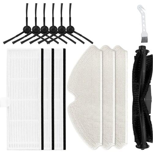 For Proscenic M7 Pro Main Side Brushes Filters Rag Cleaning Cloth for Proscenic M7 Pro Sweeper Robot Cleaning Accessories