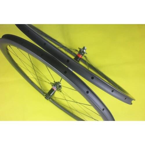 45mm clincher CYCLO-CROSS CX bike road disc carbon wheelset 25MM U-shape 24 holes UD D791SB 15mm D792SB 142mm 10/11s disk brake