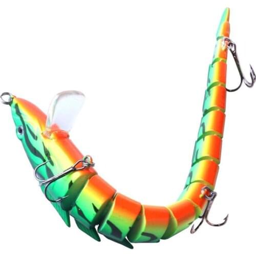Mounchain 23CM Multi-joint Simulation Lure Fishing Bait Fish Swimbait with Box Packig for Freshwater Seawater