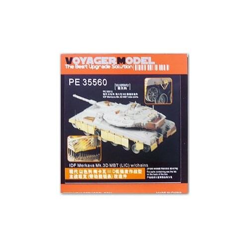 KNL HOBBY Voyager Model PE35560 Mecca Mk.3D LIC main battle tank upgrade metal etching parts