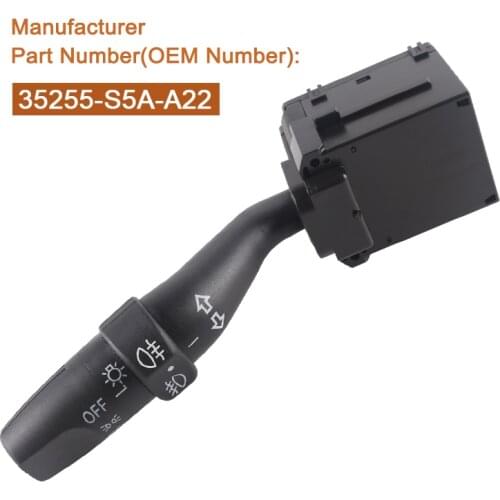 35255-S5A-A22 Lighting & Turn Signal Switch Assy For HONDA CRV 2002-2006 CIVIC 2002-2005 FIT JAZZ 2003-2008 CITY STREAM