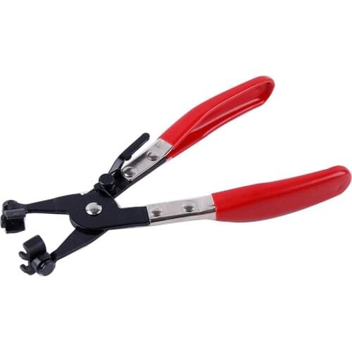 Dustproof Metal Hose Clamp Straight Throat Hose Clamp Car Clamp Car Repair Tool Red Cover Beam Clamp