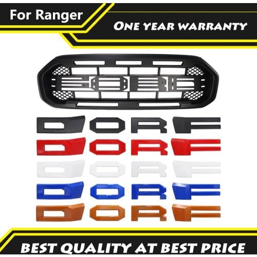 Pickup Trucks Raptor Grille Fit For RANGER 2019-2021 T8 PX MKIII MK3 XL XL+ XLS XLT Limited Modified Grill Front Bumper Mesh