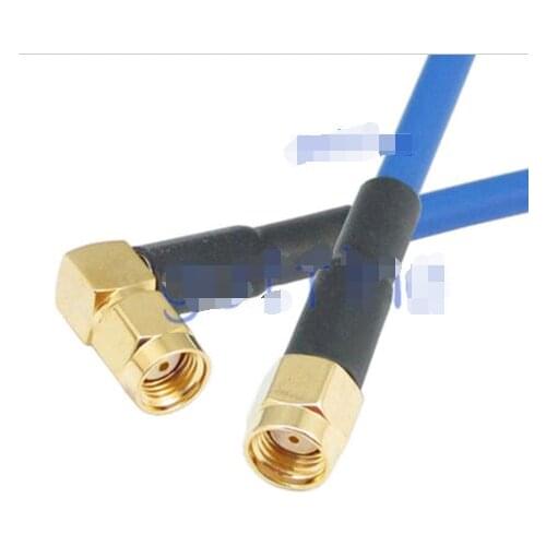 RG402 Cable RP-SMA Male jack to RP-SMA Male Jack Right angle 4inch~5M RF Coaxial