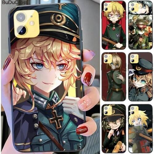 Riccu Youjo Senki tanya Phone Case for iphone 11 12 Pro 11 Pro Max X XS XR XS MAX 8plus 7 6splus 5s se 7plus SE 2020