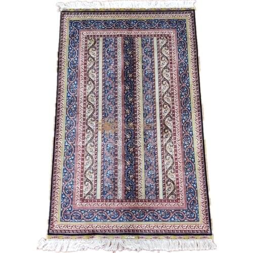 Seeykeep™ 3x5ft Rectangle Pure Silk Handknotted Turkey Traditional Pattern Rug-SK3036163