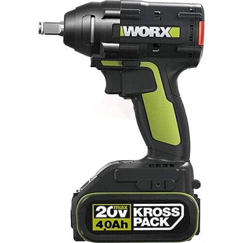 WORX WU279 Cordless Impact Wrench Brushless Motor 20V Lithium Battery Power Tool WORX WU279 Cordless Impact Wrench Brushles