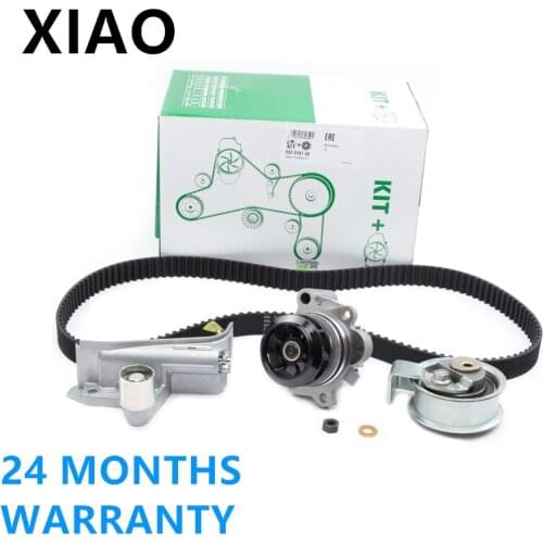 Timing System Tensioner Water Pump Belt Kit For Audi A4 A6 VW Passat Skoda Seat 1.8L 2.0L 06B109477A 94777 06A121012 530018130