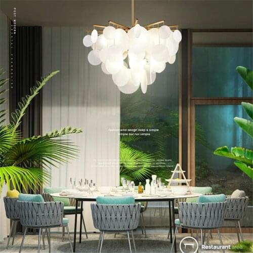 Modern Creative Luxury Dining Room Bedroom Chandelier Living Room Hall Villa Home Decor Glass Hanging Lights Lighting Fixtures