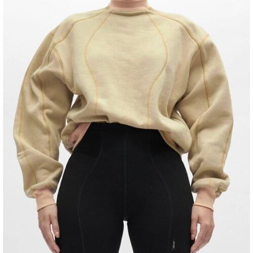 SEASONS Fashion Fall Loose-Fit Sweater Pullover Round Neck Line Decoration Casual Street Style For Women Out Club 2021 ASHO83771