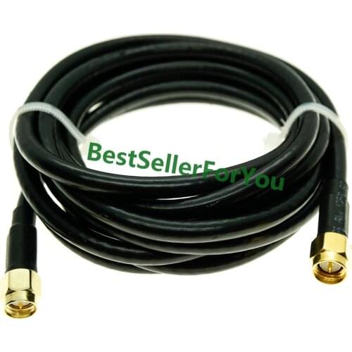Extension Cable RG58 SMA Male to SMA male plug connector lot WiFi Antenna Jumper crimp jumper pigtail