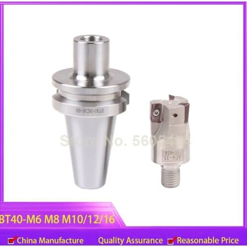1PCS seismic resistance holder BT40 M8 M10 M12 M16 90 100 BT40 collet chuck tools holder Locking teeth holder for CNC machine