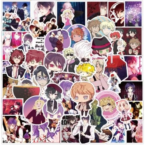 10/30/50Pcs/Set Devil lovers Graffiti Waterproof Skateboard Travel Suitcase Phone Laptop Luggage Stickers Cute Kids Girl Toys