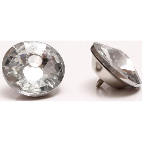 1080PCS/LOT) 20MM Flat Top Diamante/Diamond/Crystal Clear Upholstery Headboard Buttons