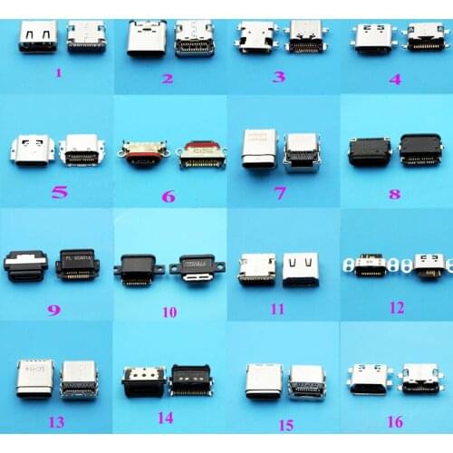 180pcs USB 3.1 Type C Connectors 3.1 USB Female Sockets for Mobile Phone USB C 3.1 Version Interface Charging Jacks