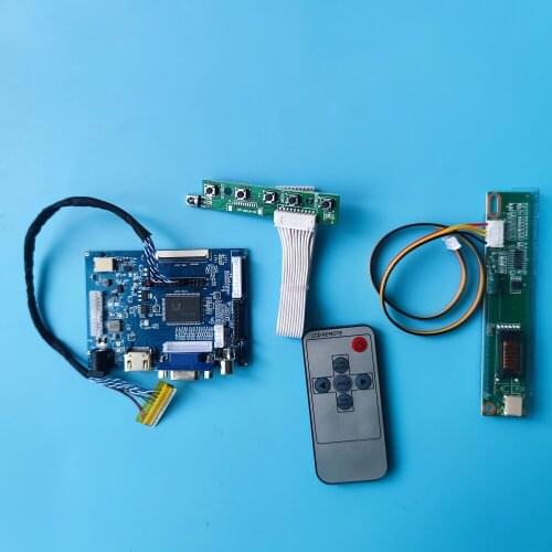2AV Screen 30pin 1024×768 Pane LED remote 15" For B150XG02/B150XG02 V3 DVI l monitor For Kit VGA Controller board