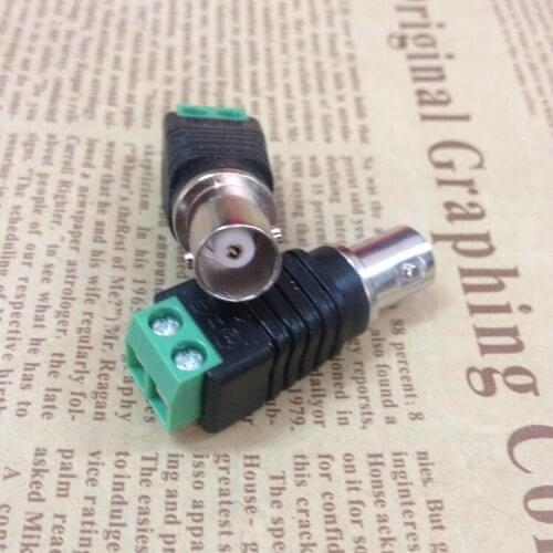 5pcs/lot BNc female BNC female green terminal solderless terminal Q9 plug power adapter