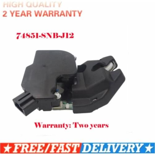 74851-SNB-J12 74851SNBJ12 REAR tailgate TRUNK LUGGAGE LID LATCH LOCK ASSY For HONDA CIVIC VIII Saloon (FD, FA) 06-17 4D 06-12