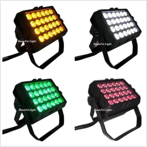8lot 24x15w led par 5in1 waterproof tower building led wash wall light rgbwa led wall washer outdoor