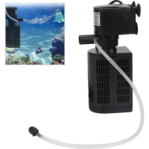 Ultra-quiet 3 in 1 Powerful Aquarium Filter Pump 12W 18W 25W 35W For Fish Tank Filtration Internal Filter Fish Tank Water Pump