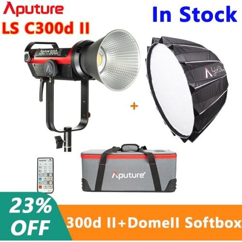 Aputure LS C300d II LED Video Light 300d 2 COB Light 5500K Daylight Studio Photo Light Photography Lighting Lamp for DSLR Camera