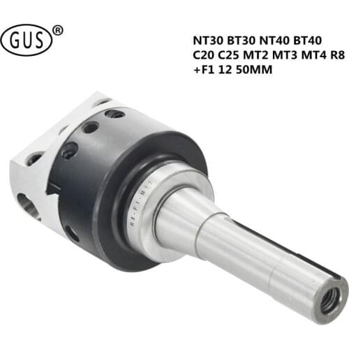 1set morse taper tool holder NT30 BT30 NT40 BT40 C20 C25 mt2 lathe MT3 MT4 R8 M12 M7/16 Connecter+F1 12 50mm(2") CNC boring head