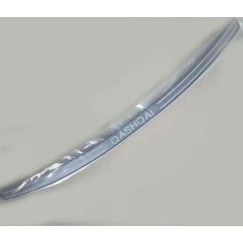 For Nissan Qashqai J10 2007-2013 304 Stainless Steel External Ultra-thin Rear Bumper Protector Sill Trunk Guard Cover Trim