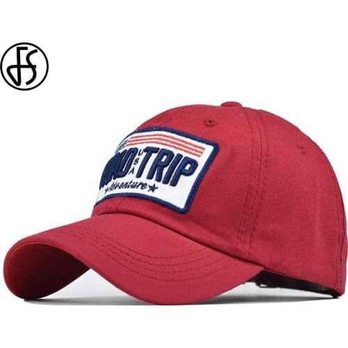 FS Summer Streetwear Snapback Hip Hop Cap With Curved Visor Women Men Baseball Cap Black Red Cotton Trucker Hat Casquette Femme