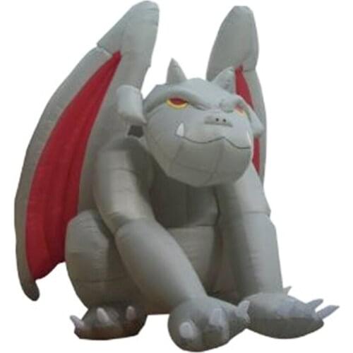 Halloween inflatable front yard decoration huge gargoyle with lighting