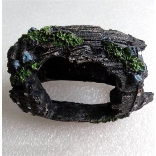 Artificial Resin Barrel Aquarium Fish Tank Decoration Fish Hiding Cave Shelter Ornament Landscape Decoration