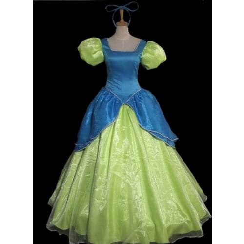 Movie Cinderella Cosplay Costume Sister Drizella Princess Dress For Adult Women Fancy Halloween Ball Gown Dresses