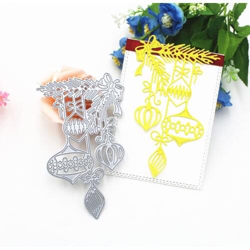 Metal Cutting Dies Christmas Ornaments Ball Scrapbooking Photo Album Decorative Embossing Stencil Paper Card Crafts