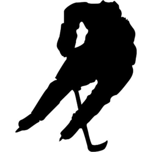 New Sport Ice Hockey Skate Sticker Ice Roller Sports Vinyl Decal For Window 12x12 cm