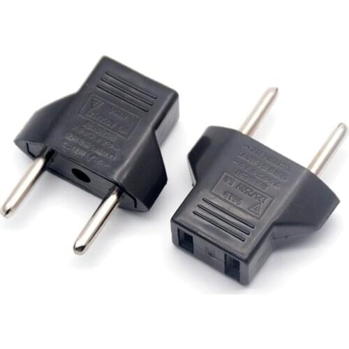 Common EU To US Plug Adapter Socket Plug Converter Travel Electrical Power Adapter Socket US To EU Plug