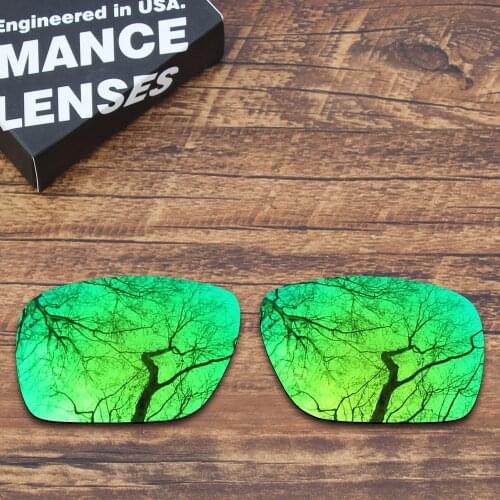 ToughAsNails Polarized Replacement Lenses for Oakley Dispatch 1 Sunglasses Green Mirrored Color (Lens Only)